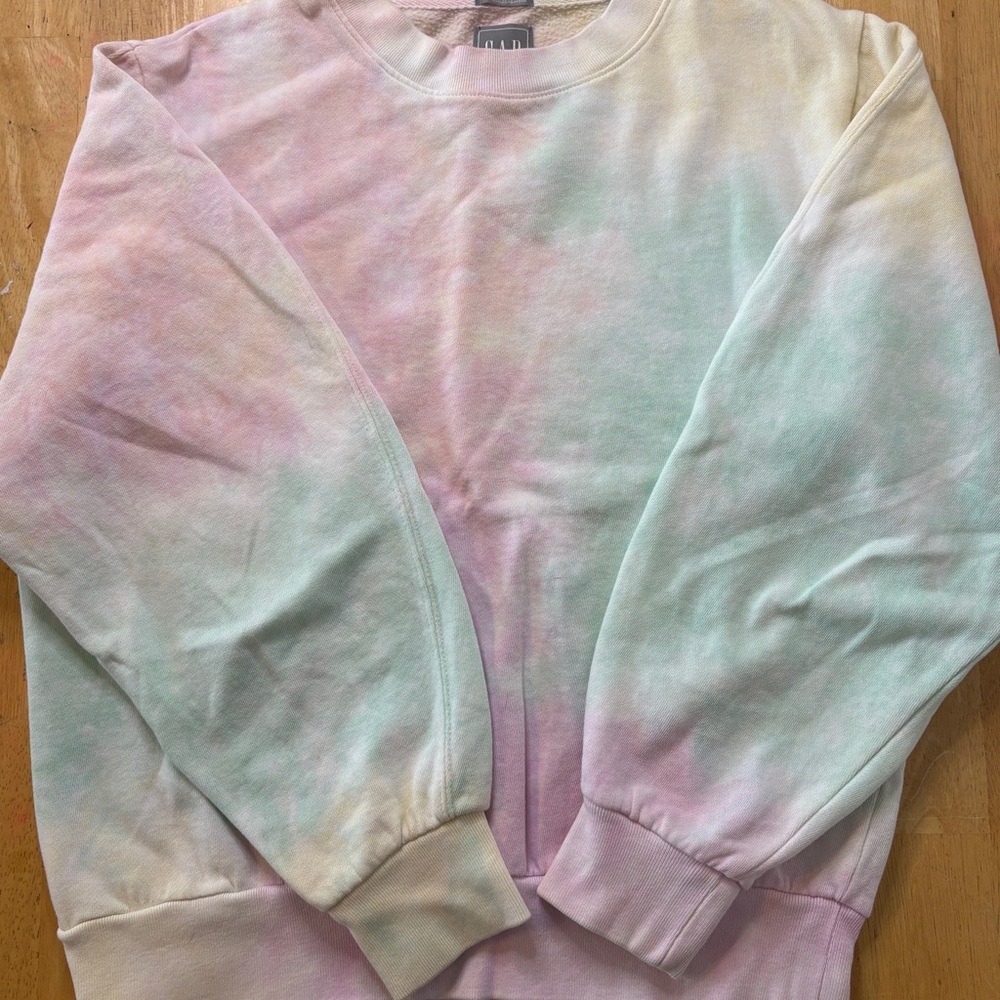 Gap Tie-Dye Pastel Crewneck Sweatshirt - Women